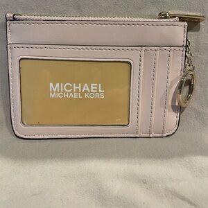 NWT Micheal Kors change and CC holder (pink)